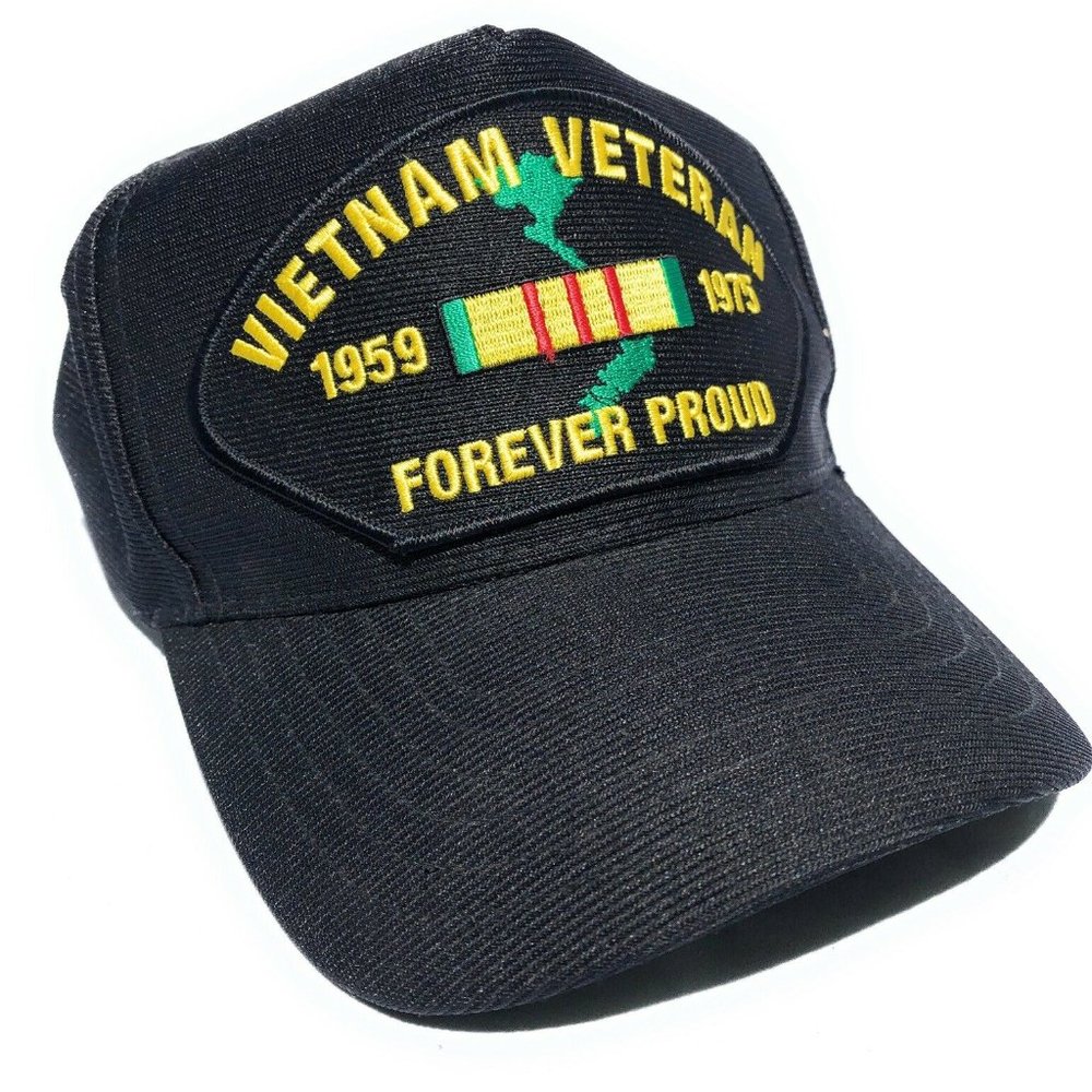 VTG VIETNAM HAT "FOREVER PROUD"  VETERAN 1959 1975